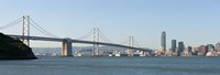 Framed Bay Bridge and Skyline, San Francisco Bay, San Francisco, California