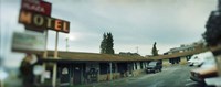 Framed Motel at the roadside, Aurora Avenue, Seattle, Washington State, USA