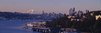 Framed Buildings at the waterfront, Lake Union, Seattle, Washington State, USA