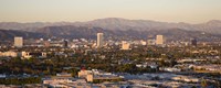 Framed Buildings in a city, Miracle Mile, Hayden Tract, Hollywood, Griffith Park Observatory, Los Angeles, California, USA