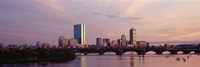 Framed Charles River, Back Bay, Boston, Massachusetts