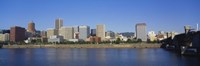 Framed Buildings on the waterfront, Portland, Oregon