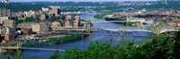 Framed Monongahela River Pittsburgh PA USA