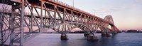 Framed Bridge across a river, South Grand Island Bridge, Niagara River, Grand Island, Erie County, New York State, USA