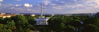 Framed Aerial View of White House, Washington DC