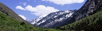 Framed Clouds over mountains, Little Cottonwood Canyon, Salt Lake City, Utah, USA