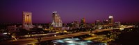 Framed Orlando, Florida at Night