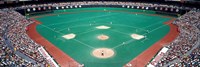 Framed Phillies vs Mets baseball game, Veterans Stadium, Philadelphia, Pennsylvania, USA