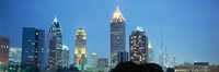 Framed Skyline Atlanta GA USA