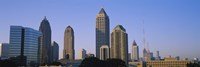 Framed Atlanta skyline, Georgia