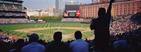 Framed Baseball Game Baltimore Maryland