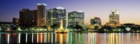 Framed Skyline At Dusk, Orlando, Florida, USA