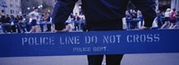 Framed Group of people running in a marathon, New York City, New York State, USA