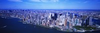 Framed Aerial, Lower Manhattan, NYC, New York City, New York State, USA