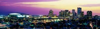 Framed Phoenix Skyline at Night