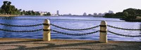 Framed Lake In A City, Lake Merritt, Oakland, California, USA