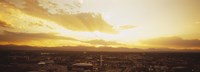 Framed Clouds over a city, Denver, Colorado, USA