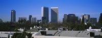 Framed Buildings and skyscrapers in a city, Century City, City of Los Angeles, California, USA