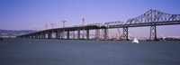 Framed Bay Bridge, Treasure Island, Oakland, San Francisco, California