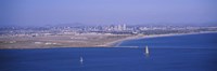 Framed High angle view of a coastline, Coronado, San Diego, San Diego Bay, California