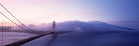 Framed Bridge across the sea, Golden Gate Bridge, San Francisco, California, USA