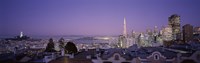 Framed View of San Francisco from Nob Hill, California