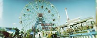 Framed Low angle view of a ferris wheel, Wonder Wheel, Coney Island, Brooklyn, New York City, New York State, USA