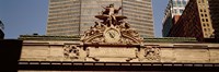 Framed High section view of a railroad station, Grand Central Station, Manhattan, New York City, New York State, USA