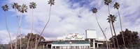 Framed Facade of a stadium, Rose Bowl Stadium, Pasadena, Los Angeles County, California, USA