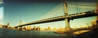 Framed Brooklyn Bridge In Front of Manhattan