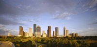 Framed Houston Skyscrapers, Texas