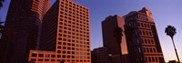 Framed Buildings in Los Angeles, California