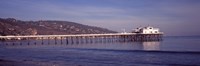 Framed Pier over an ocean, Malibu Pier, Malibu, Los Angeles County, California, USA