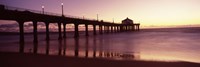 Framed Manhattan Beach Pier, California