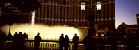 Framed Tourists looking at a fountain, Las Vegas, Clark County, Nevada, USA