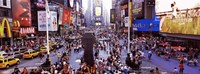 Framed People in a city, Times Square, Manhattan, New York City, New York State, USA