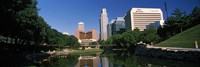 Framed Buildings at the waterfront, Qwest Building, Omaha, Nebraska