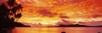 Framed Sunset, Huahine Island, Tahiti