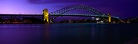 Framed Australia, Sydney, Harbor Bridge