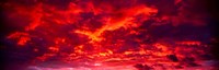 Framed Sunset Dragoon Mountains AZ