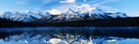 Framed Herbert Lake, Banff National Park, Alberta, Canada