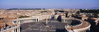 Framed High angle view of a town, St. Peter's Square, Vatican City, Rome, Italy