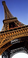 Framed Low angle view of a tower, Eiffel Tower, Paris, Ile-de-France, France