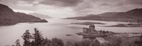 Framed Eilean Donan Castle on Loch Alsh & Duich Scotland