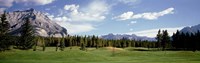 Framed Golf Course Banff Alberta Canada