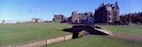 Framed Footbridge in a golf course, The Royal and Ancient Golf Club of St Andrews, St. Andrews, Fife, Scotland