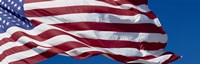 Framed Close-up of an American flag fluttering, USA