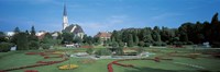 Framed Gardens at Schonbrunn Palace Vienna Austria