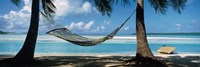 Framed Hammock on the beach, Cook Islands South Pacific