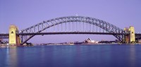 Framed Bridge across a sea, Sydney Harbor Bridge, Sydney, New South Wales, Australia